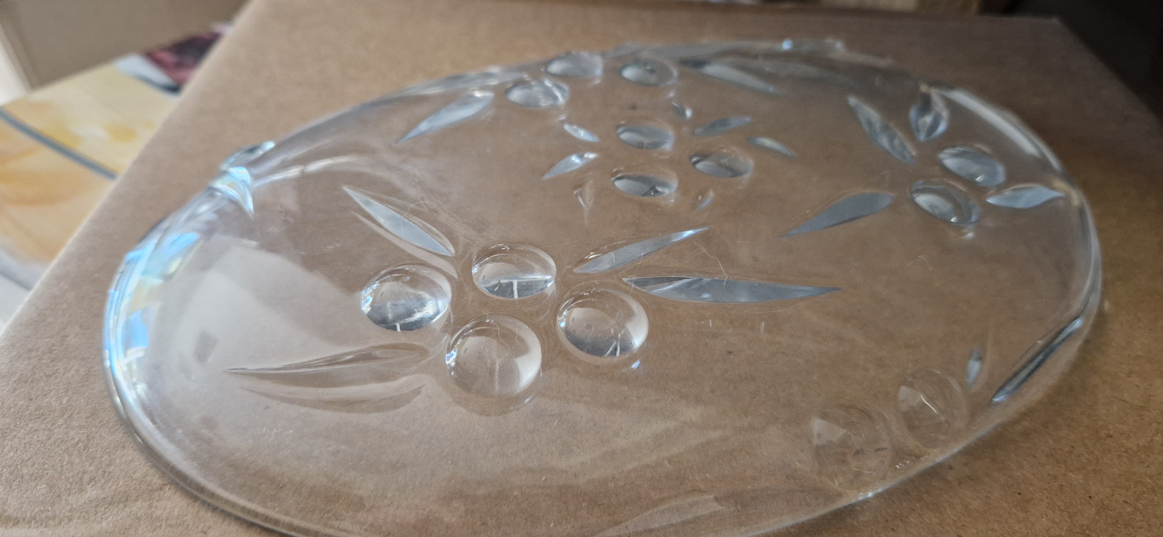 PÓŁMISEK SZKLANY 22 CM