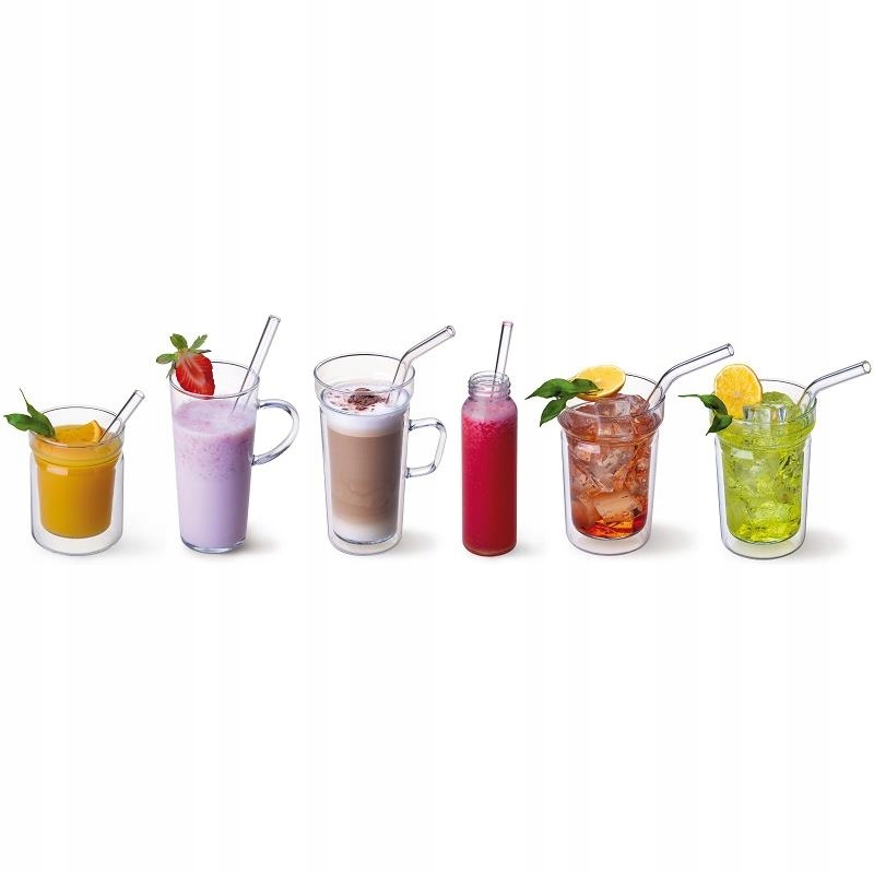 RURKI SZKLANE SŁOMKA PROSTA EKO 15 CM 6 SZT SIMAX