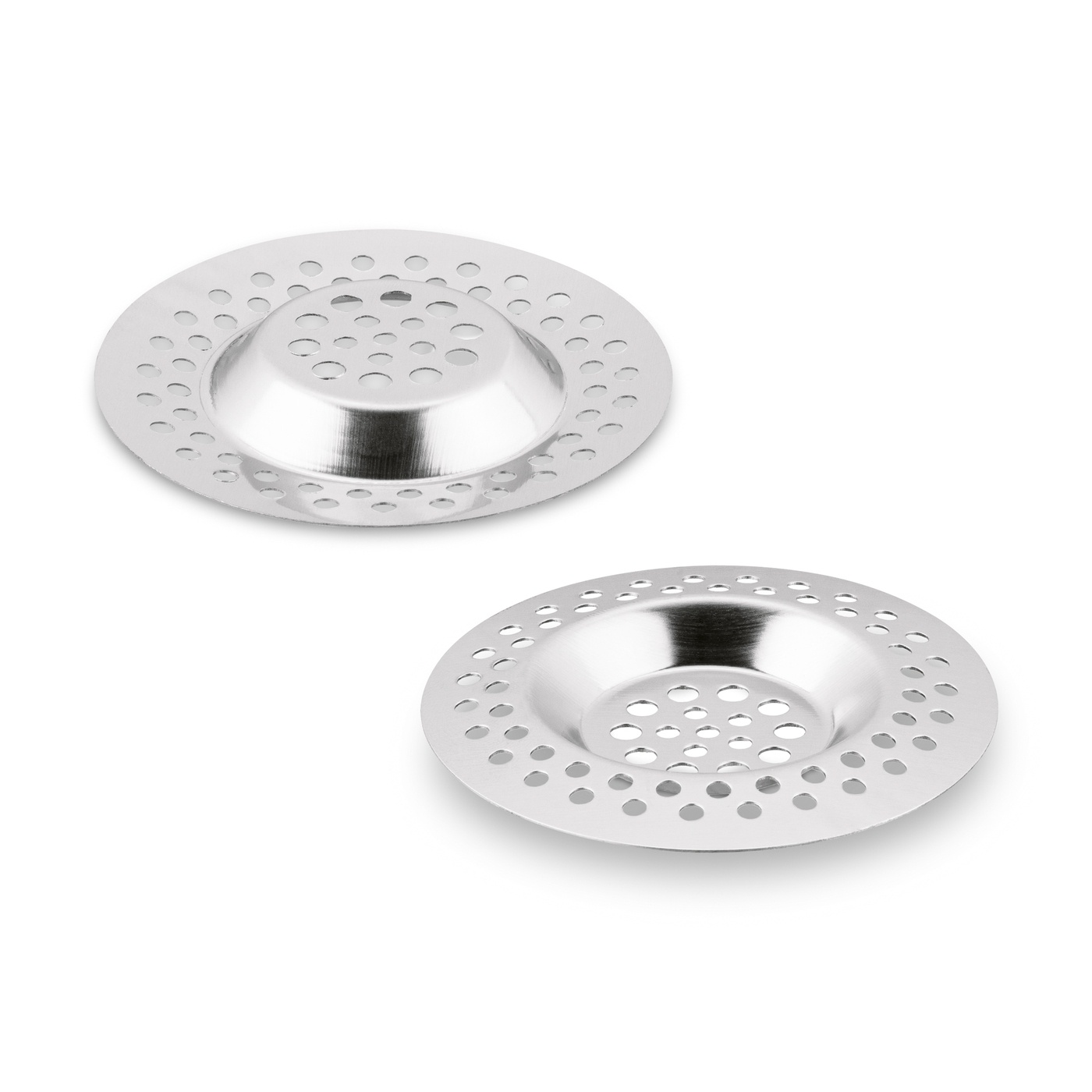 ZESTAW SITKA SITKO DO ZLEWU METALOWE SREBRNE TADAR 7 CM x 2 SZT