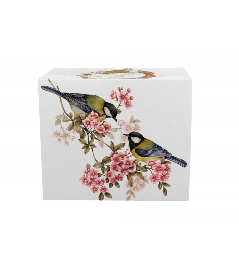 KUBEK DUŻY XXL DUO PTAKI SIKORKI NA PREZENT 1000 ML