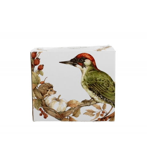 KUBEK DUŻY XXL DUO PTAKI DZIĘCIOŁ NA PREZENT 1000 ML