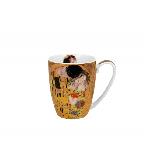 KUBEK DUO GUSTAV KLIMT POCAŁUNEK KISS CLASSIC NA PREZENT 360 ML