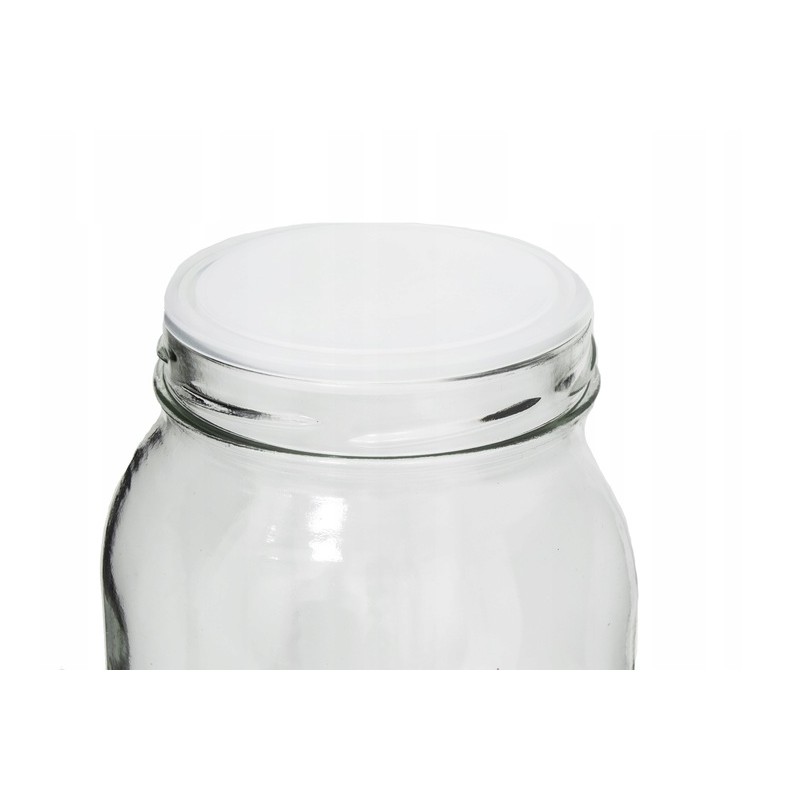 SŁOIK SZKLANY Z POKRYWKĄ DO KISZENIA DUŻY 8 L