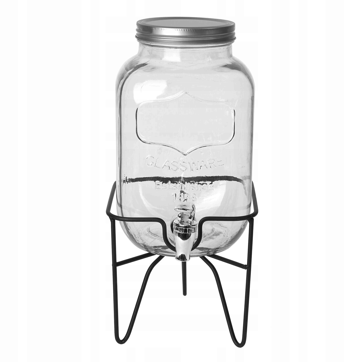 SŁOIK SZKLANY KRANIKIEM STOJAK TADAR LEMONIADĘ 4 L