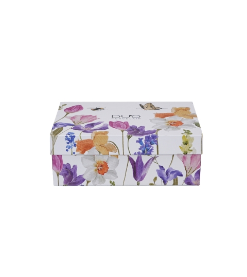 FILIŻANKI ZE SPODKIEM ESPRESSO DUO KWIATY MAY 90 ML X 2 SZT