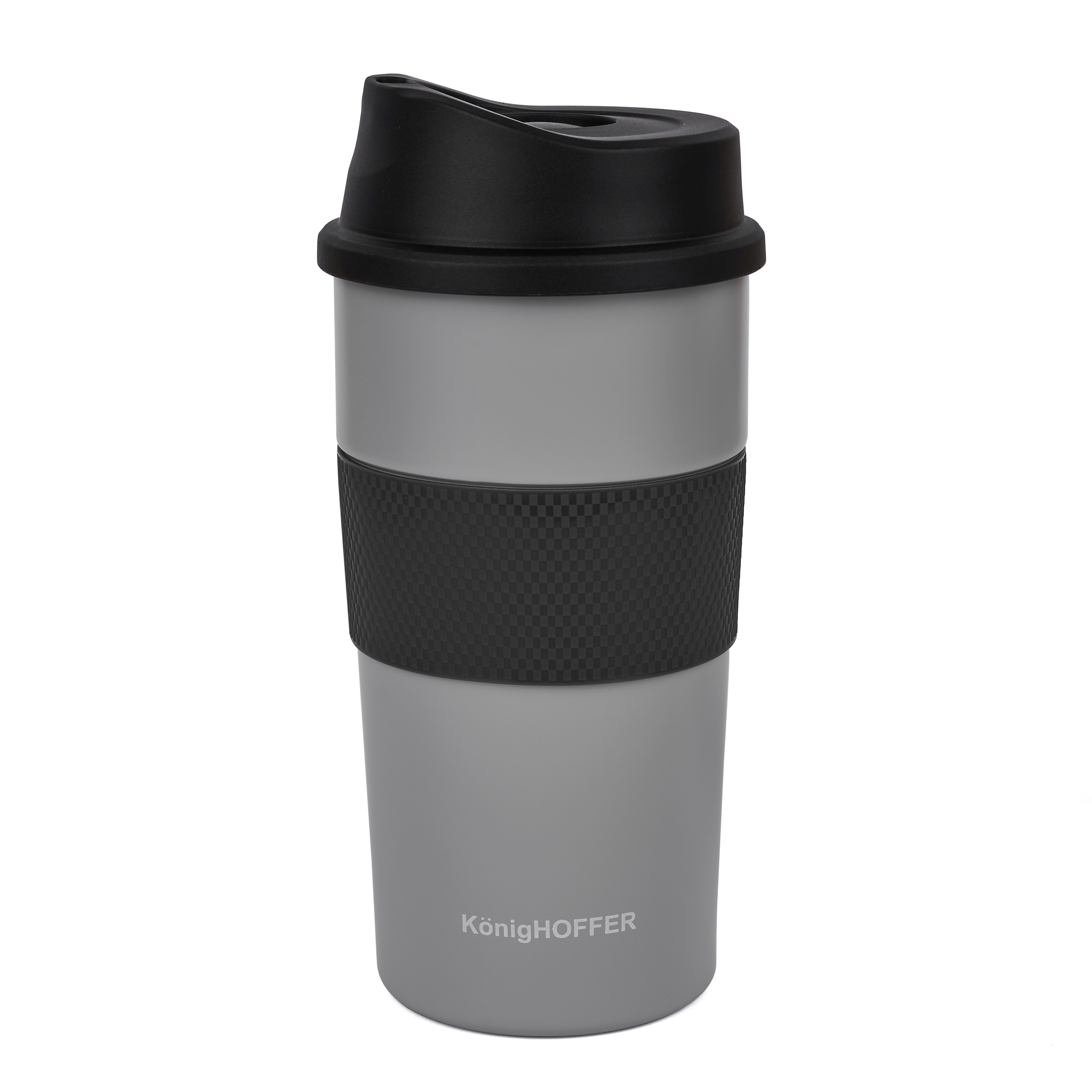 KUBEK TERMICZNY TERMOS KONIGHOFFER 440 ML ELLIOT SZARY