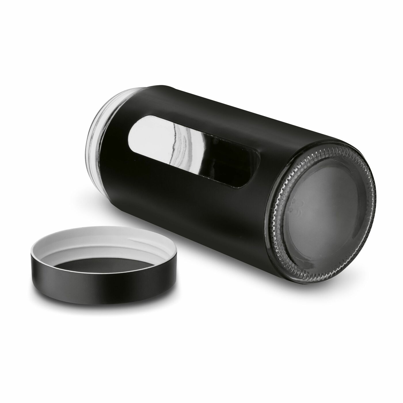 POJEMNIK Z POKRYWKĄ SZKLANY CZARNY NA ZYWNOŚĆ TADAR PRATO 1,4 L