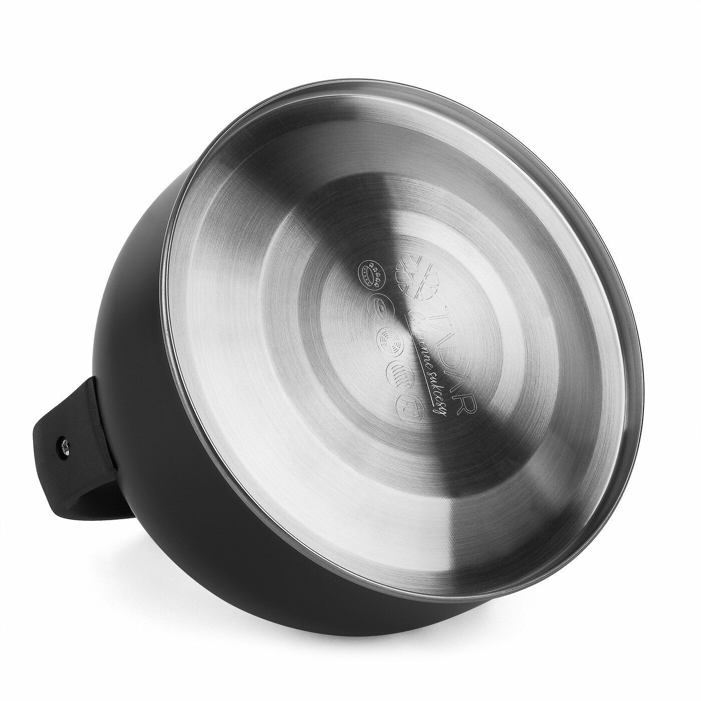 CZAJNIK NIERDZEWNY TADAR KACPER CZARNY 1,5 L INDUKCJA