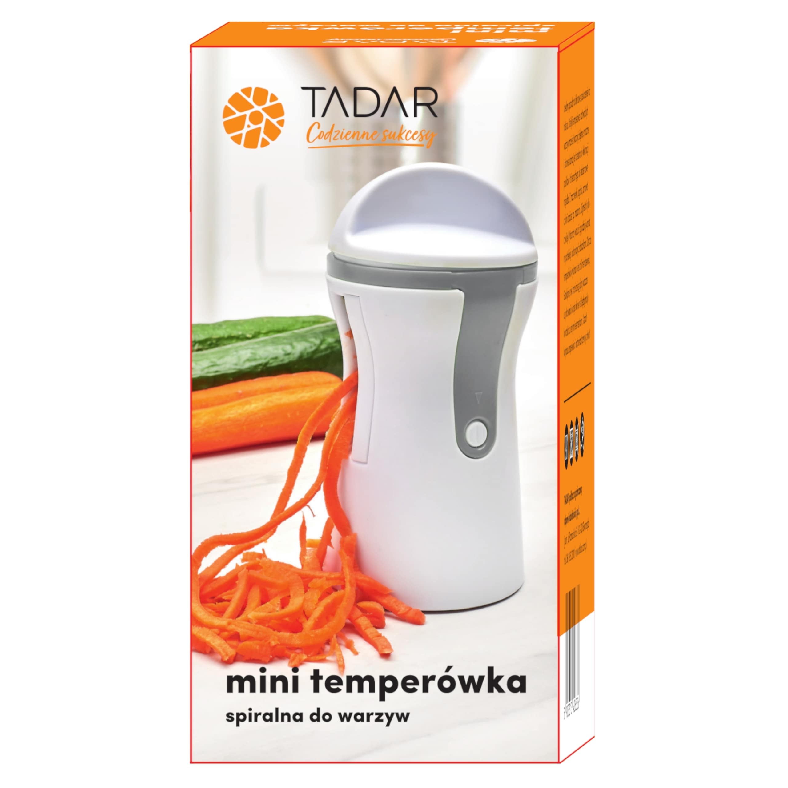 TEMPERÓWKA TARKA SPIRALNA DO WARZYW TADAR MINI