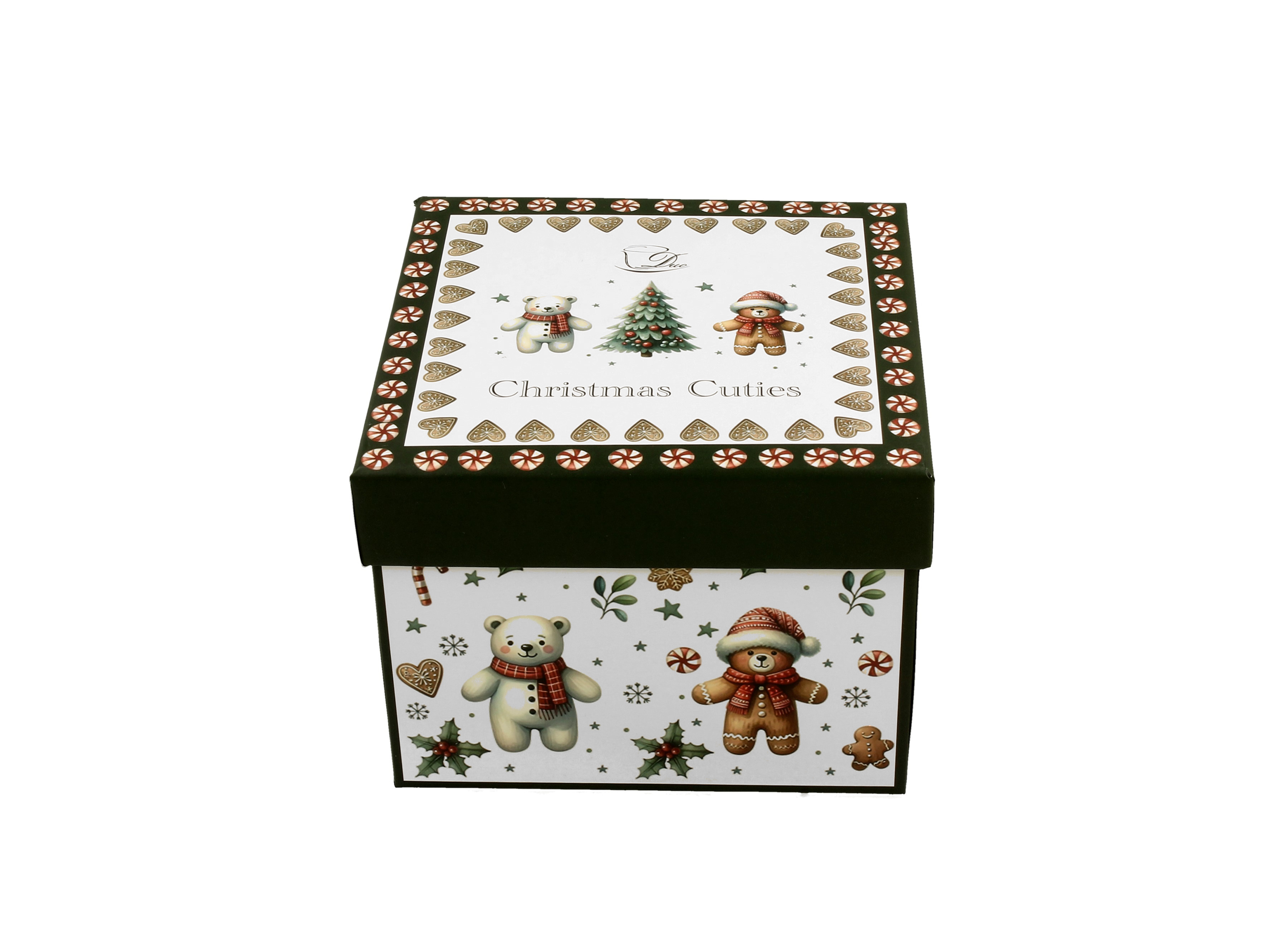 FILIŻANKA + SPODEK DO ESPRESSO DUO ŚWIĘTA CHRISTMAS PIERNIK 90 ML x 2