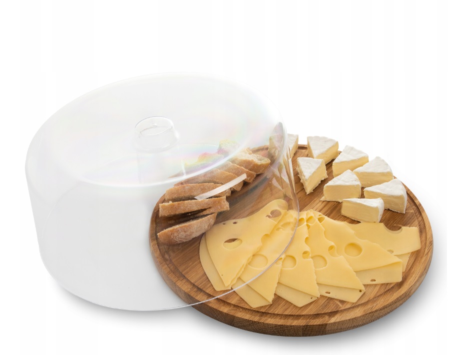 PATERA DREWNIANA Z KLOSZEM PRACTIC 30 CM