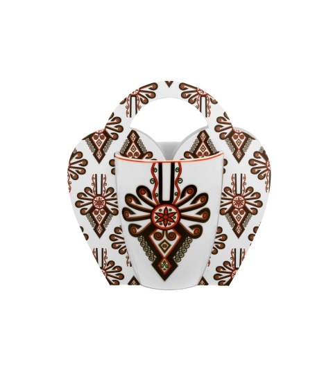 KUBEK DUO PARZENICA MOTYW PODHALA NA PREZENT 360 ML