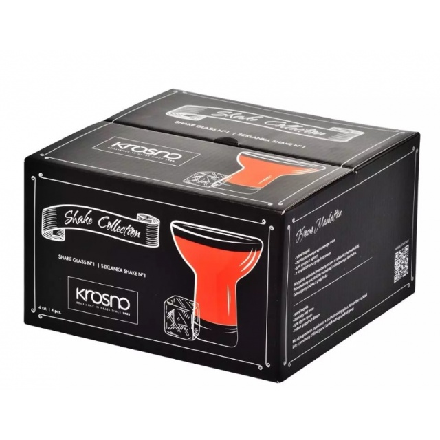 SZKLANKI DO DRINKÓW KROSNO SHAKE N°1 GINGER 190/230 ML X  4 SZT