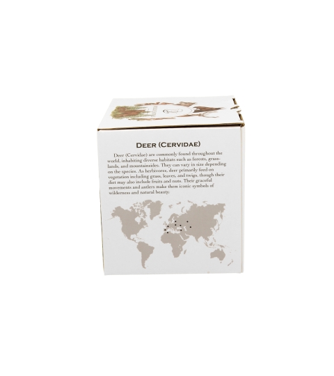 KUBEK Z ZAPARZACZEM POKRYWKĄ DO ZIÓŁ DUO JELENIE NA PREZENT 400 ML