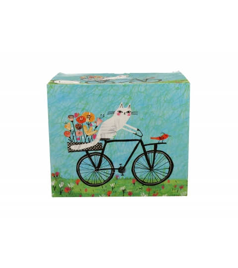 KUBEK DUŻY XXL DUO KOT KOTY ROWER NA PREZENT 1000 ML