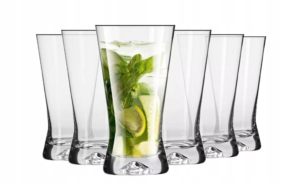 SZKLANKI NAPOJÓW LONG DRINK KROSNO X-LINE 360 ML x 6 SZT