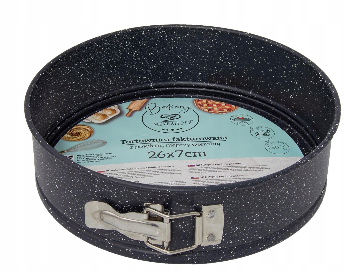 TORTOWNICA DO PIECZENIA MAYERHOFF MARMUREK 26 CM