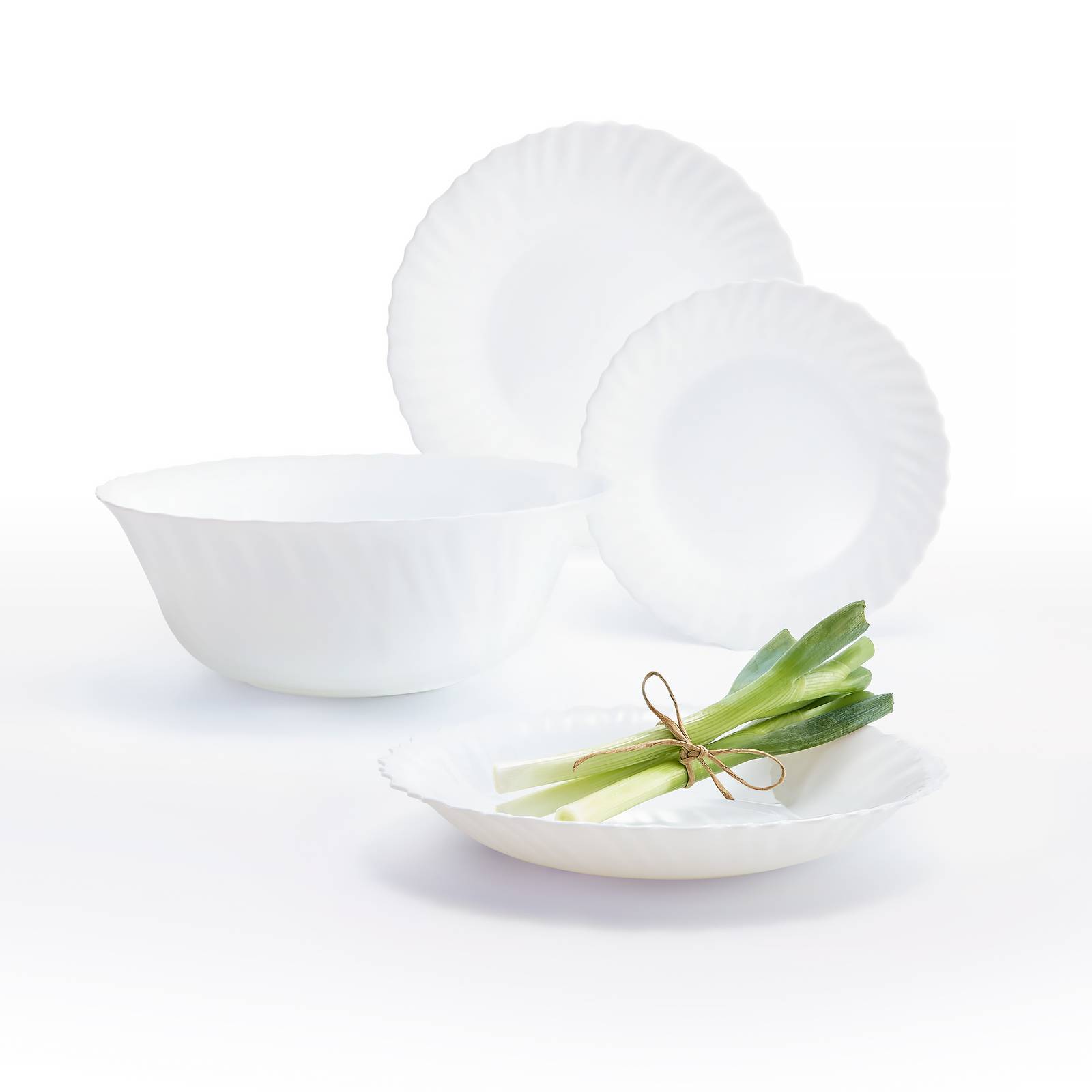 TALERZ GŁĘBOKI BIAŁY LUMINARC FESTON 21 CM