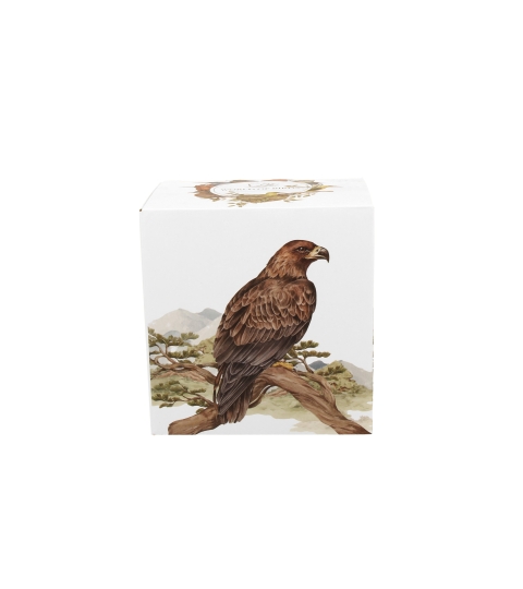 KUBEK Z ZAPARZACZEM POKRYWKĄ DO ZIÓŁ DUO ORZEŁ PRZEDNI NA PREZENT 400 ML