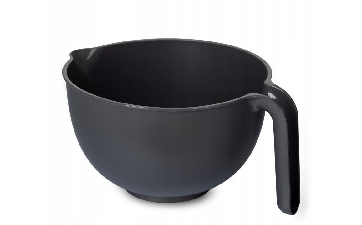MISKA PLASTIKOWA KUCHENNA Z RACZKĄ PRACTIC 3 L GRAFIT