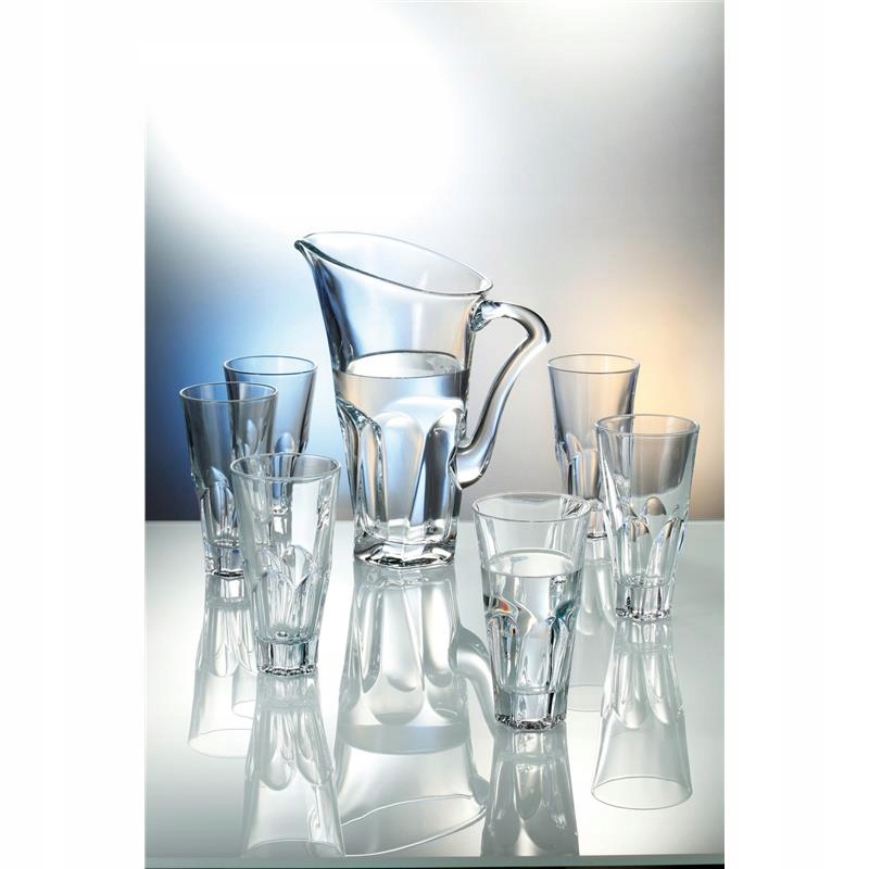 DZBANEK + SZKLANKI KRYSZTAŁ BOHEMIA APOLLO 1+6 SZT