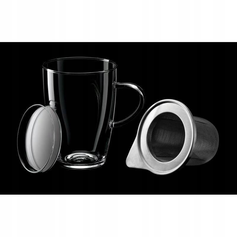 SZKLANKA KUBEK Z ZAPARZACZEM THERMO AROMA 400 ML