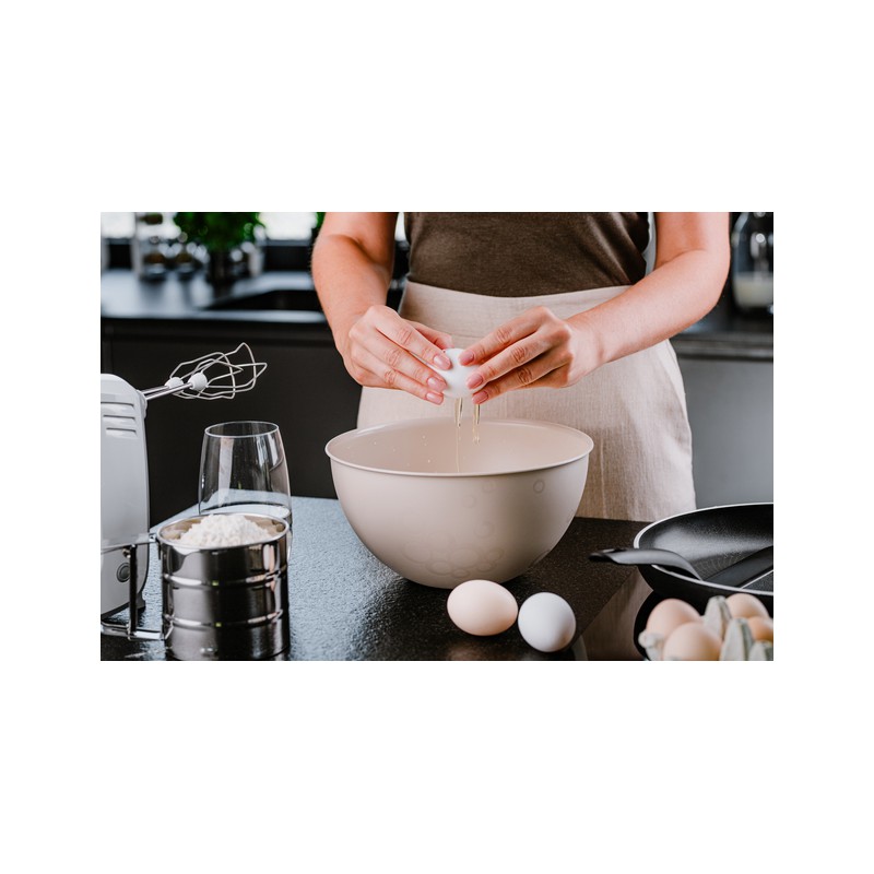 MISKA KUCHENNA PLASTIKOWA DUŻA PRACTIC 28 CM 6 L BIAŁA