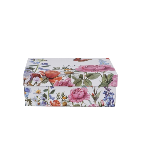 FILIŻANKI ZE SPODKIEM ESPRESSO DUO KWIATY LATO SUMMER 90 ML X 2 SZT