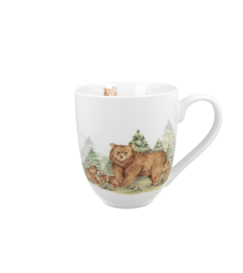 KUBEK DUŻY XXL DUO ZWIERZĘTA NIEDŹWIEDZIE NA PREZENT 1000 ML