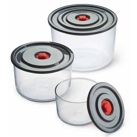 ZESTAW POJEMNIKÓW SZKLANYCH ŻAROODPORNE Z POKRYWKĄ HERMETYCZNE SIMAX  X 3