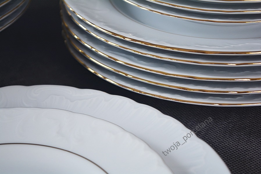 TALERZ Głęboki ROCOCO 22,5 cm 3604 ĆMIELÓW GAT. 1