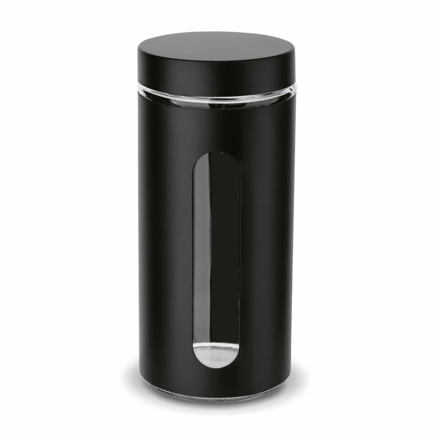 POJEMNIK Z POKRYWKĄ SZKLANY CZARNY NA ZYWNOŚĆ TADAR PRATO 1,4 L