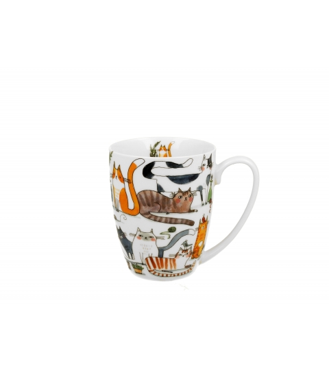 KUBEK DUO KOT LENIWE KOTY NA PREZENT 360 ML