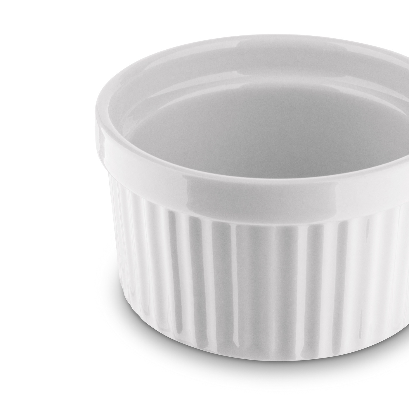 KOKILKA DO ZAPIEKANIA DESERÓW PORCELANOWA BIAŁA TADAR 200 ML