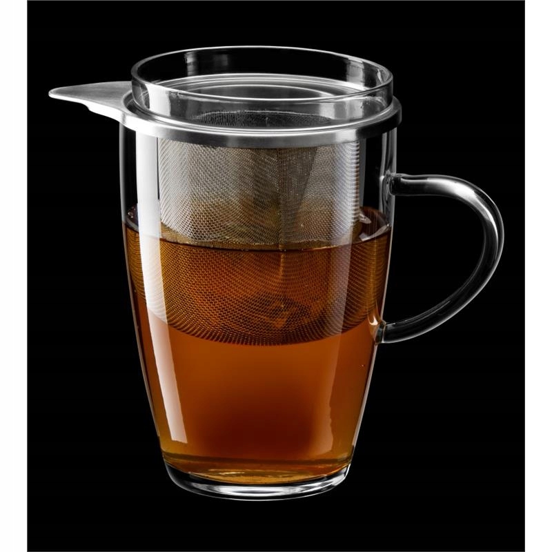 SZKLANKA KUBEK Z ZAPARZACZEM THERMO AROMA 400 ML