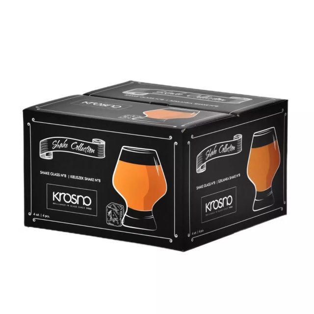 SZKLANKI DO DRINKÓW KROSNO SHAKE N°8 GINGER 150 ML X  4 SZT