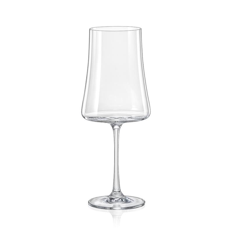 KIELISZKI DO WINA BIAŁEGO SZKŁO KRYSZTAŁOWE BOHEMIA XTRA 360 ML X 6 SZT