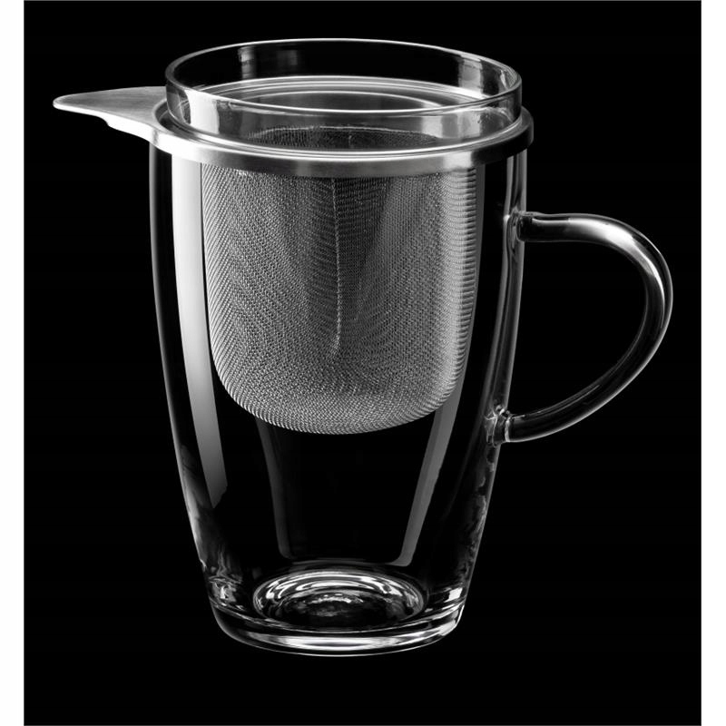 SZKLANKA KUBEK Z ZAPARZACZEM THERMO AROMA 400 ML