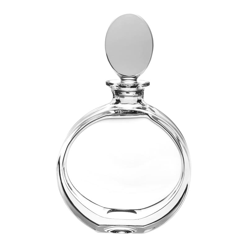 KARAFKA KRYSZTAŁOWA Z KORKIEM GŁADKA BOHEMIA 650 ML