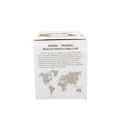 KUBEK PORCELANOWY DUO ZWIERZĘTA KONIE W GALOPIE NA PREZENT 400 ML