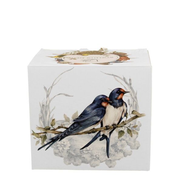 KUBEK PORCELANOWY DUO JASKÓŁKI NA PREZENT 400 ML