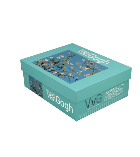 FILIŻANKI ZE SPODKIEM ESPRESSO DUO VAN GOGH MIGDAŁOWIEC 90 ML X 2 SZT