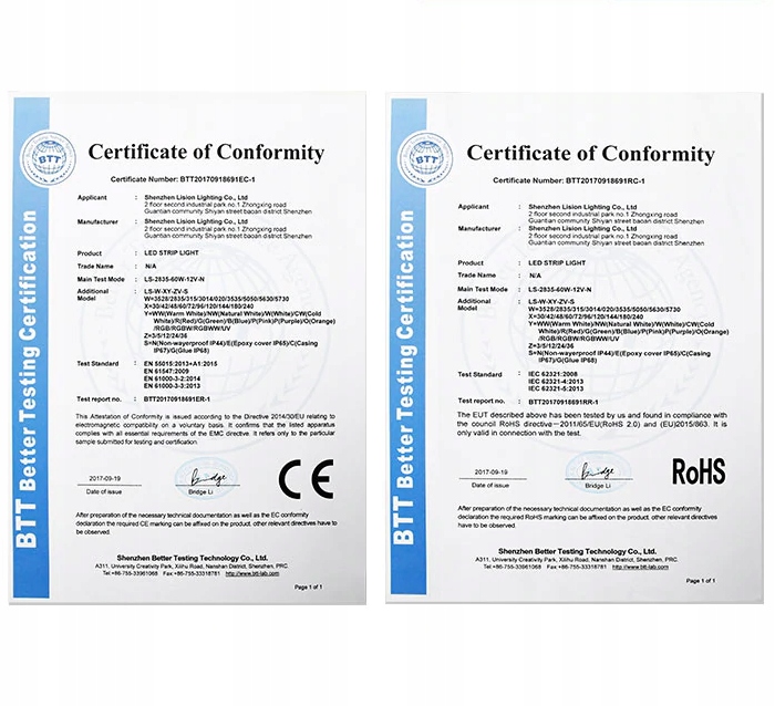 TAŚMA LED 5M RGBIC WS2811 BLUETOOTH EFEKT TĘCZY