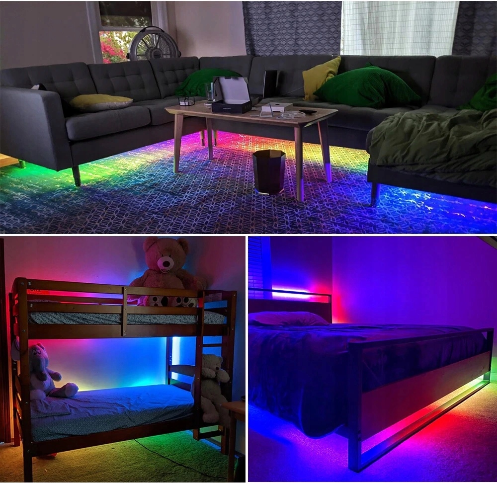 TAŚMA LED 5M RGBIC WS2811 BLUETOOTH EFEKT TĘCZY