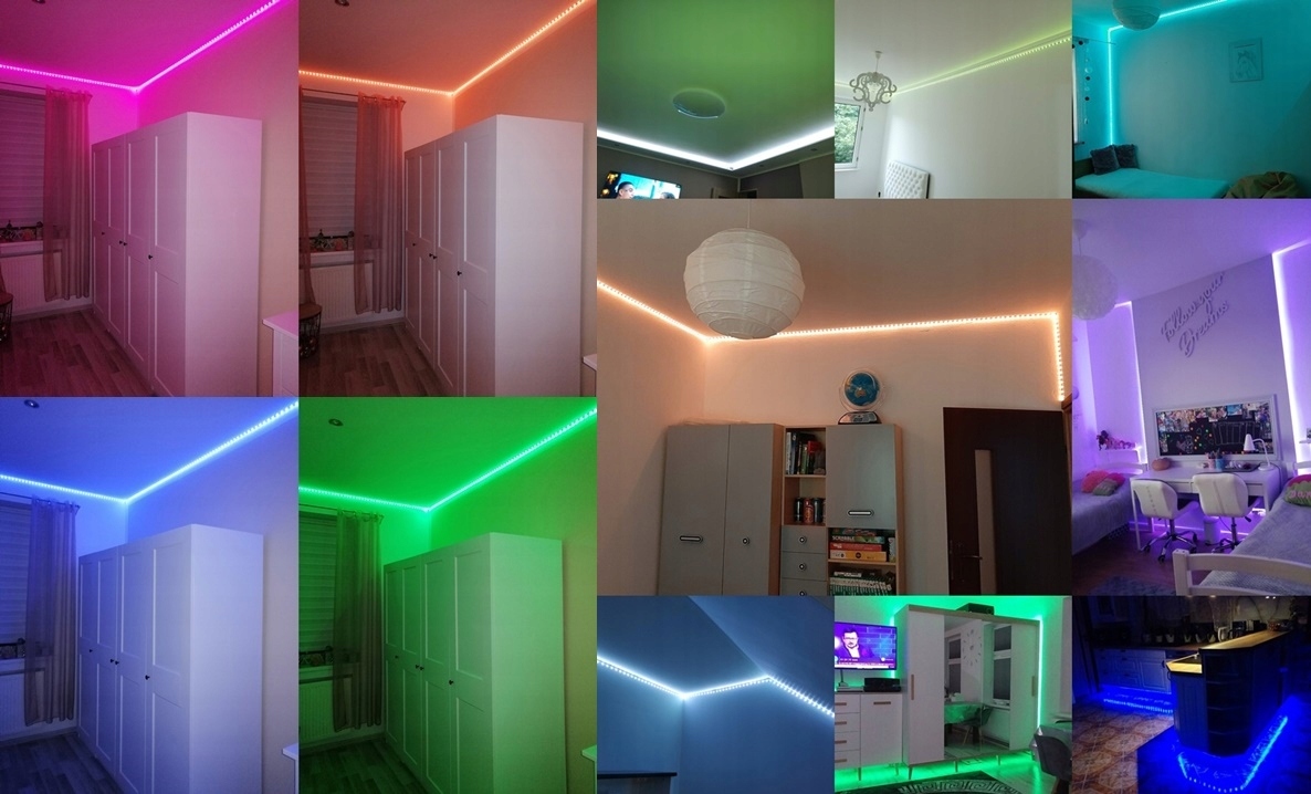 Taśma LED 10M RGB 5050 WiFi PILOT APLIKACJA TUYA