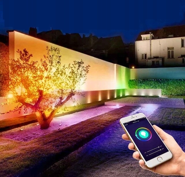 Halogen LED RGBCM 50W Tuya WIFI Aplikacja IP66