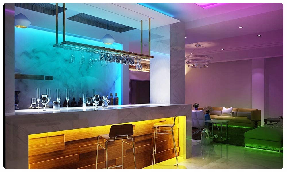 ZESTAW LED 15M RGB5050 Bluetooth MUZYKA Unpack YT