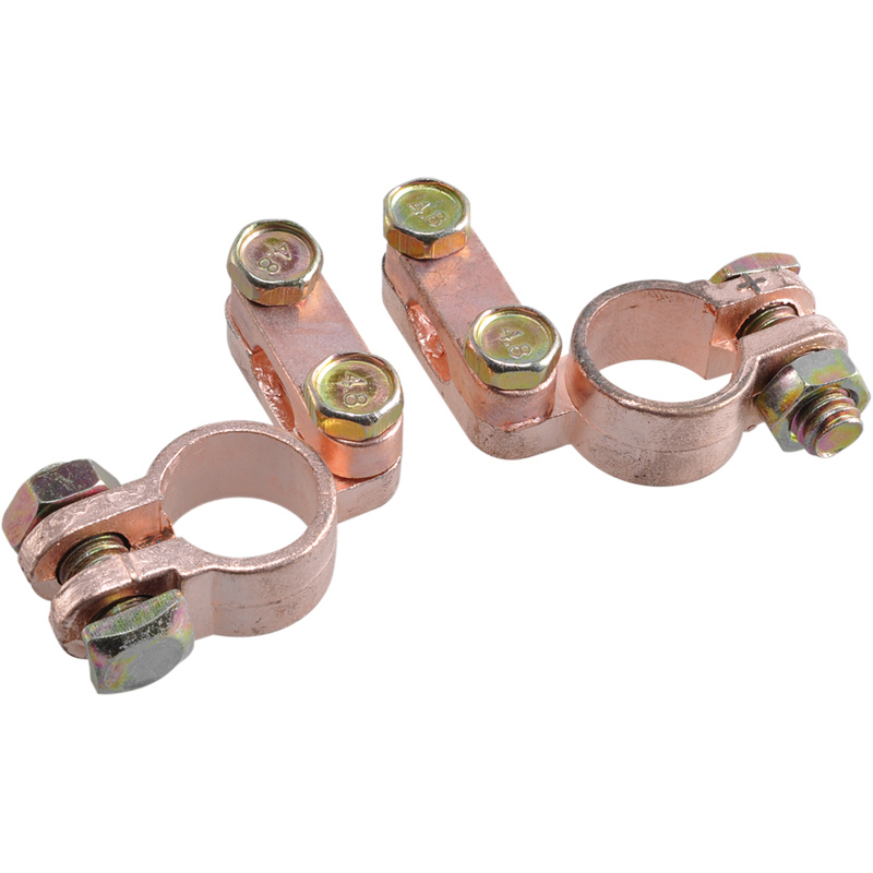 Klemy samochodowe do akumulatora - zestaw 2 sztuki