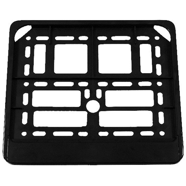 Ramka tablicy rejestracyjnej motocyklowej - czarna