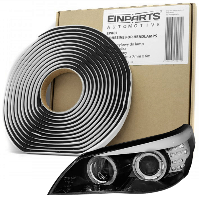 Wałek butylowy 7x7 mm, 6 m